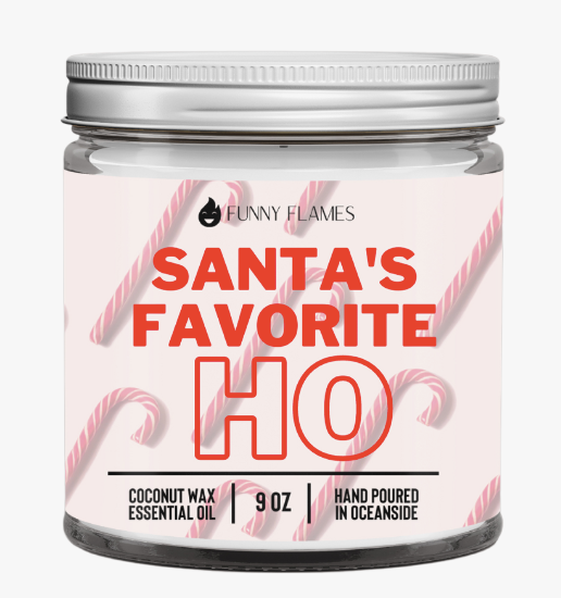 Santa's Favorite Ho Candle