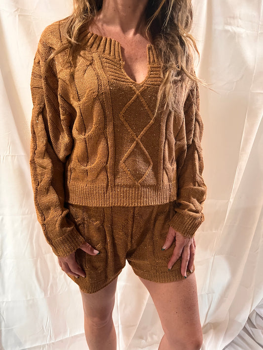 Almond Sweater Set